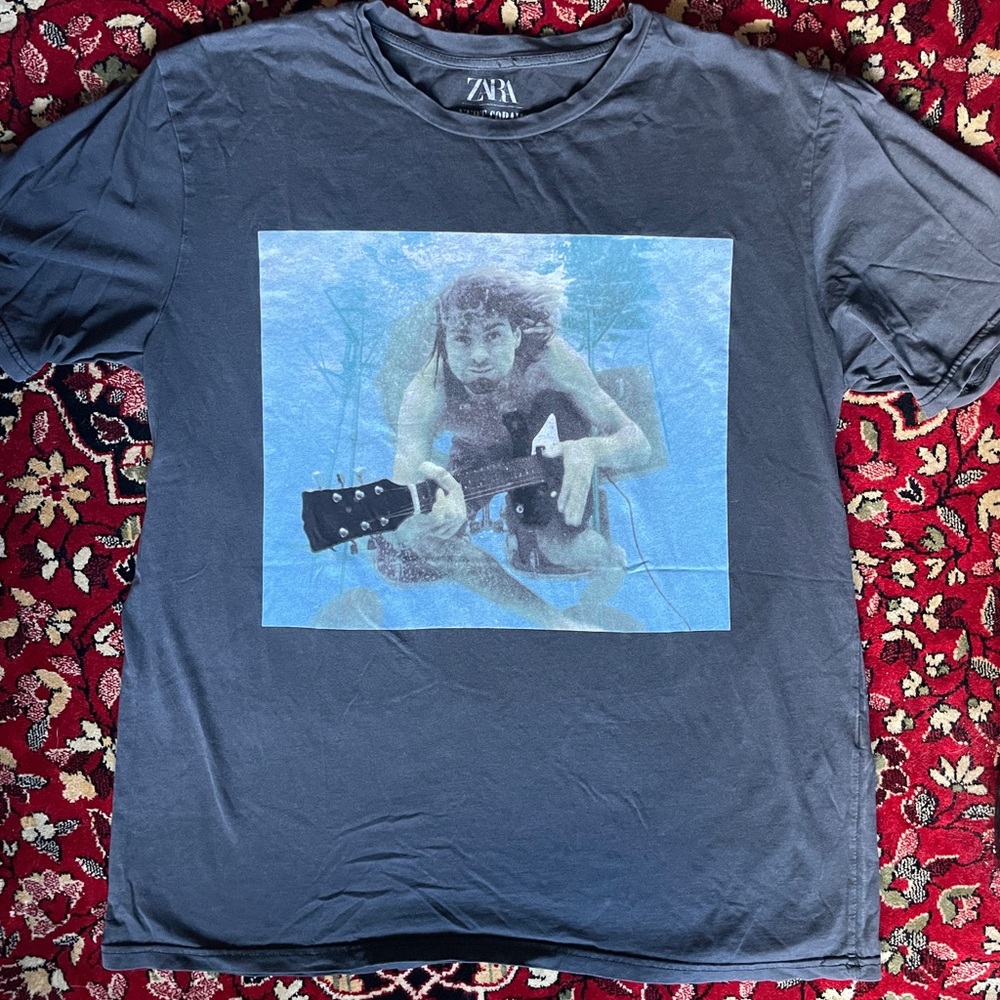 Kurt Cobain Faded Tee- Men’s Large
